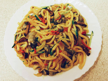 Creative Recipe Martial Arts Competition-Pumpkin Assorted Udon